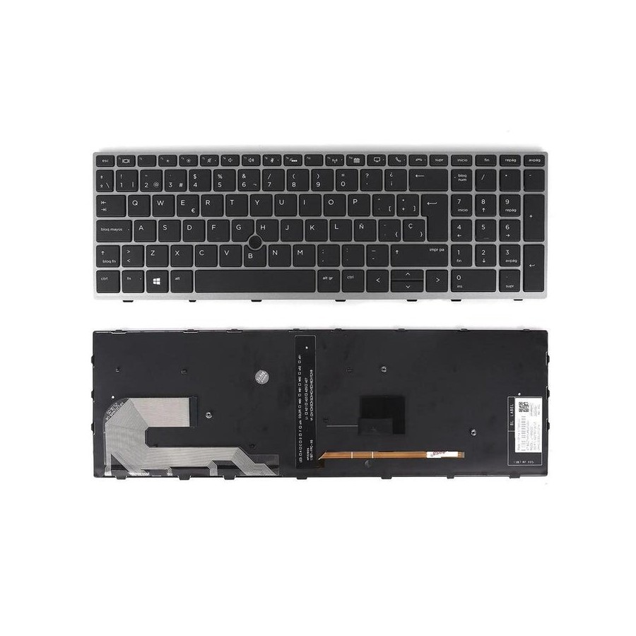 Teclado retroiluminado para portátil hp elitebook 850 g5 850 g6