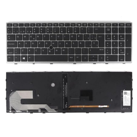 Teclado retroiluminado para portátil hp elitebook 850 g5 850 g6