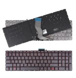Teclado retroiluminado para portátil hp 15 ax000na 15 ax016tx 15 ax030tx negro