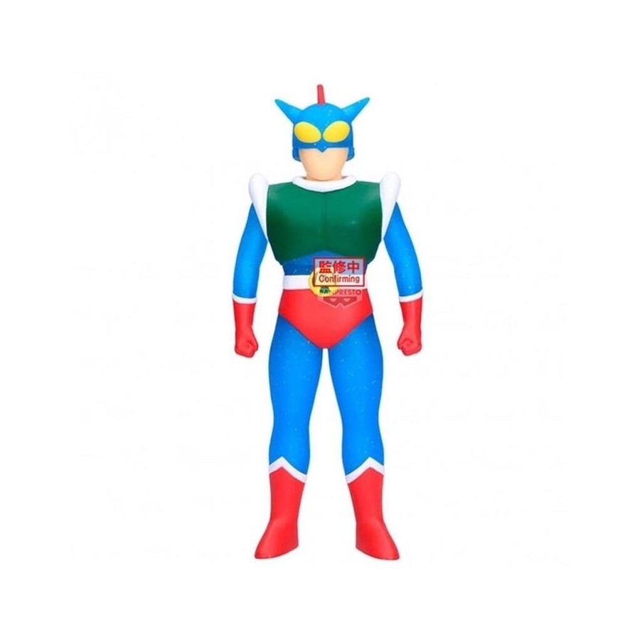 Figura banpresto crayon shinchan big sofvimates action kamen (ultra heroe) 22cm