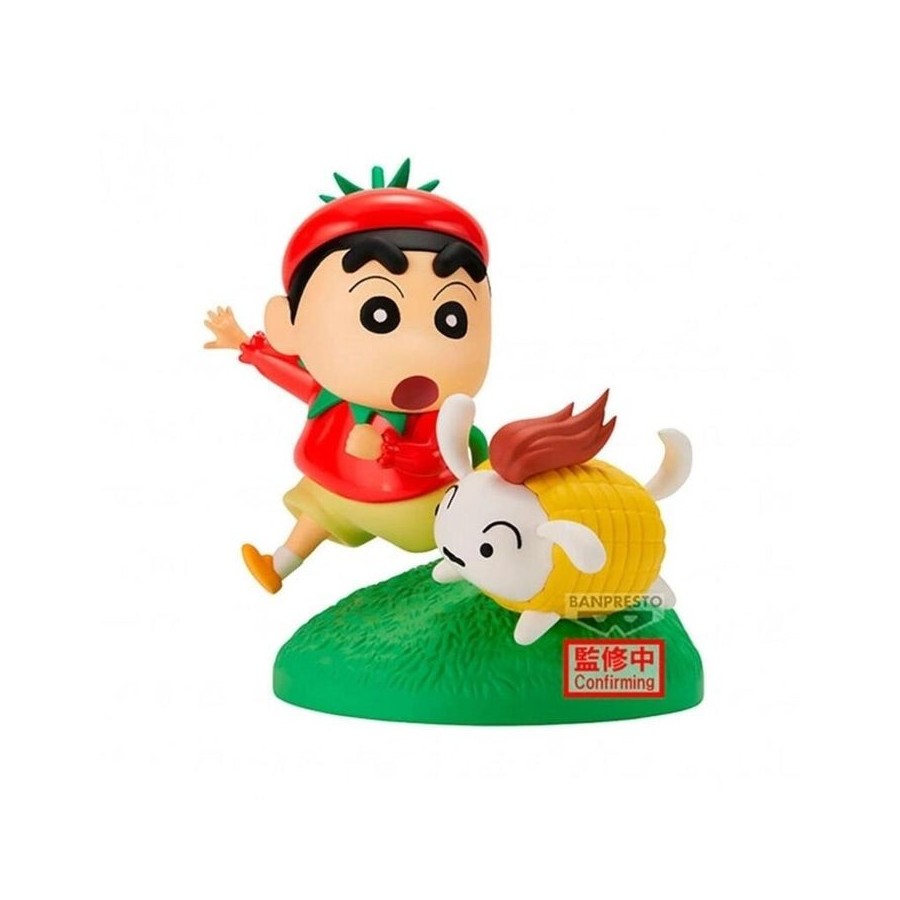 Figura banpresto crayon shinchan vignette vegetable costume 10cm