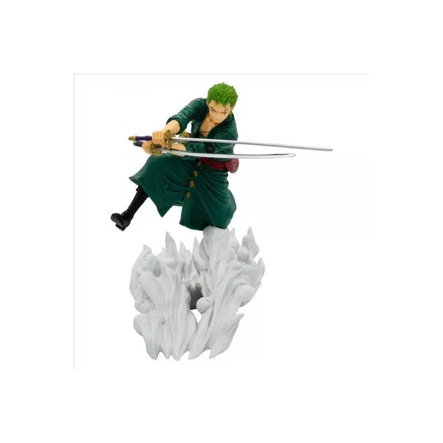 Figura banpresto one piece senkozekkei roronoa zoro egghead ver. 15cm