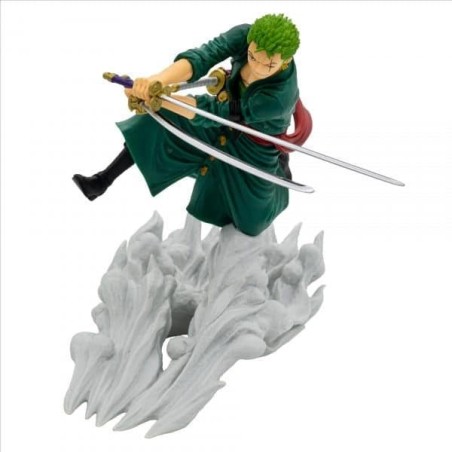 Figura banpresto one piece senkozekkei roronoa zoro egghead ver. 15cm