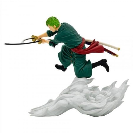 Figura banpresto one piece senkozekkei roronoa zoro egghead ver. 15cm