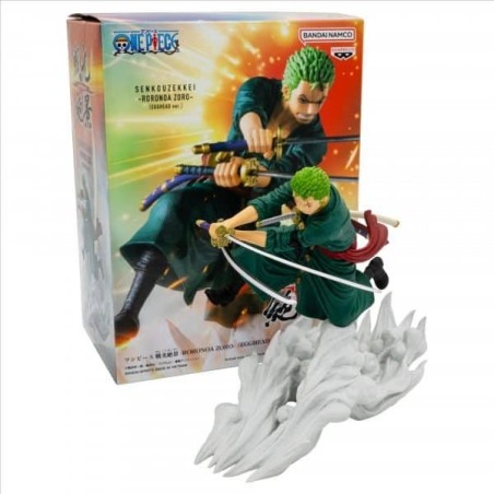 Figura banpresto one piece senkozekkei roronoa zoro egghead ver. 15cm