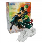 Figura banpresto one piece senkozekkei roronoa zoro egghead ver. 15cm