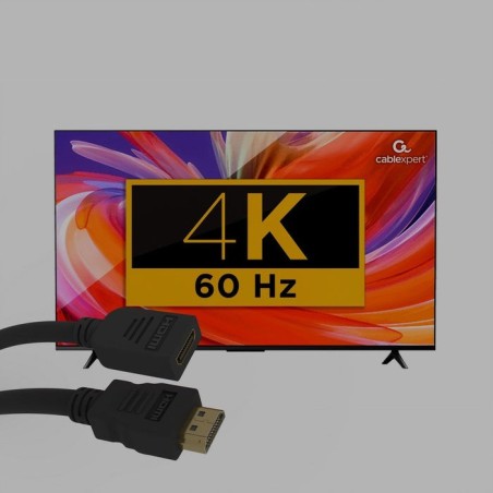 Gembird cable hdmi v2.0 (alargo) 4.50m m/h ethernet ccs negro (60)