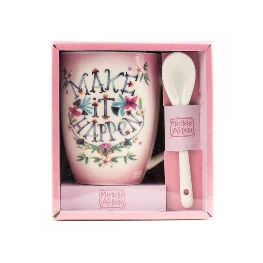 Taza con cuchara enesco make it happen