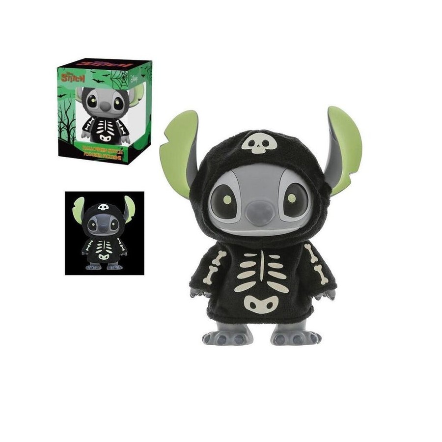 Figura enesco disney stich halloween esqueleto
