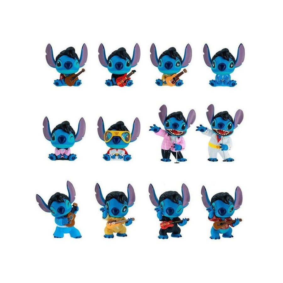 Figura mistery bag enesco disney mini stitch elvis 1 unidad aleatoria