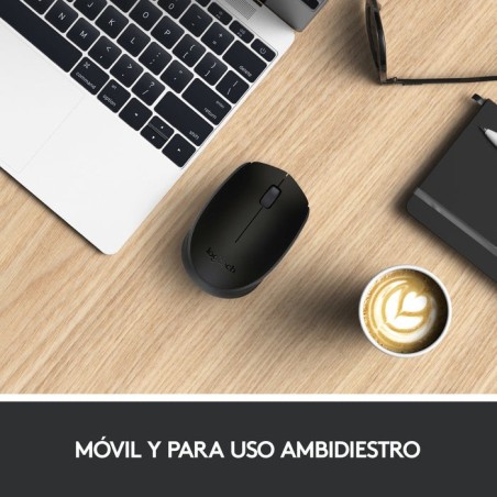 Logitech m171 ratón inalámbrico negro 910-004424