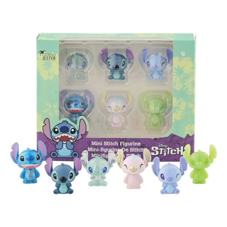 Pack mini figuras enesco disney stitch 6 unidades