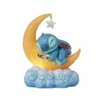 Figura luminosa enesco disney stitch y scrump en la luna