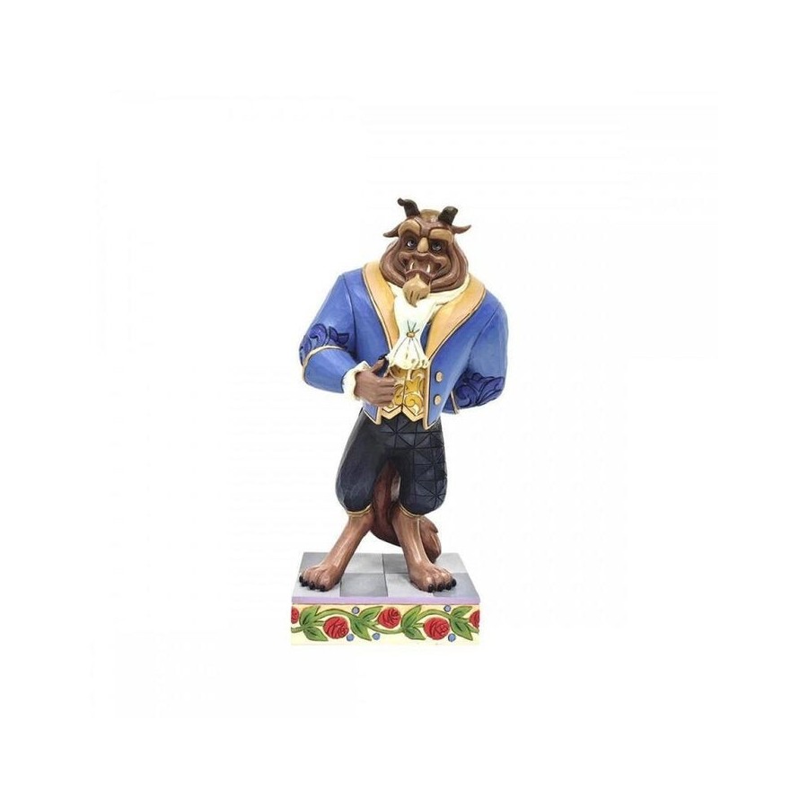 Figura enesco disney bestia en traje
