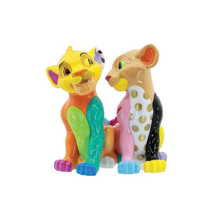 Figura enesco disney simba y nala by britto