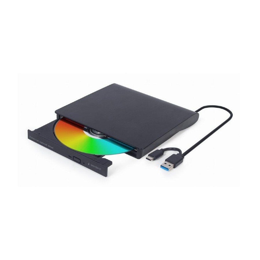 Unidad de dvd usb externa gembird negra