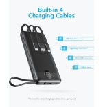 Cargador powerbank veger c10 10000mah vg-w1116 with cables built in