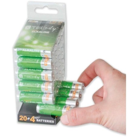 Techly lr06 aa 1.5v batería de un solo uso alcalino