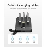 Cargador powerbank veger c10 10000mah vg-w1116 with cables built in
