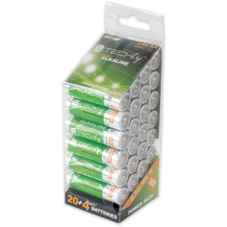 Techly lr06 aa 1.5v batería de un solo uso alcalino