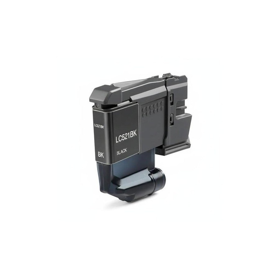 Brother lc521 negro tinta pigmentada generica - reemplaza lc521bk
