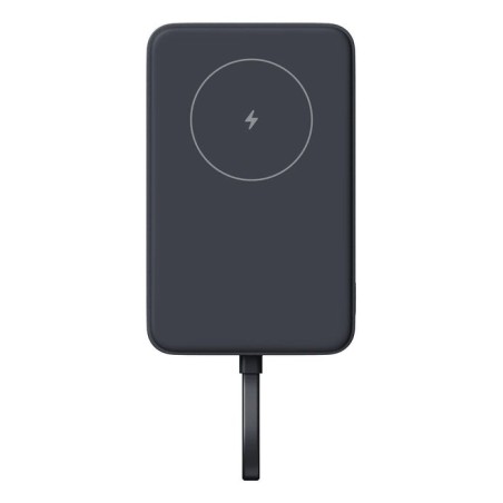 Xiaomi power bank magnético 10000mah con cable integrado - gris