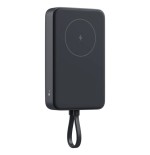 Xiaomi power bank magnético 10000mah con cable integrado - gris