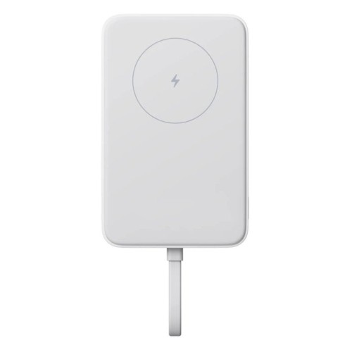 Xiaomi power bank magnético 10000mah con cable integrado - blanco