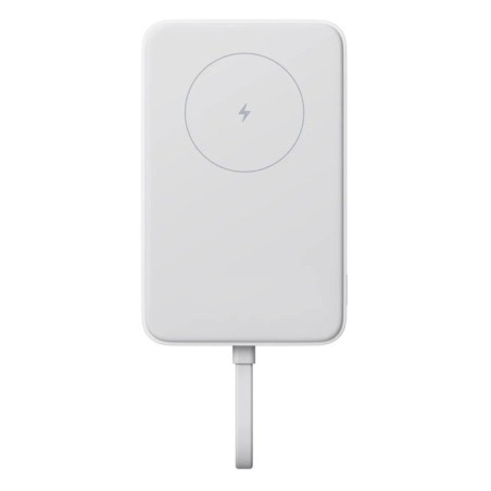 Xiaomi power bank magnético 10000mah con cable integrado - blanco