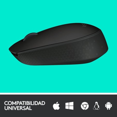 Logitech m171 ratón inalámbrico negro 910-004424