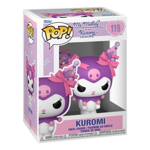 Figura pop hello kitty 20th anniversary kuromi grumpy