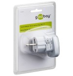 Techly 942709 adaptador de enchufe techly uk / eu 13a, uk / bs - cee 7/7 blanco
