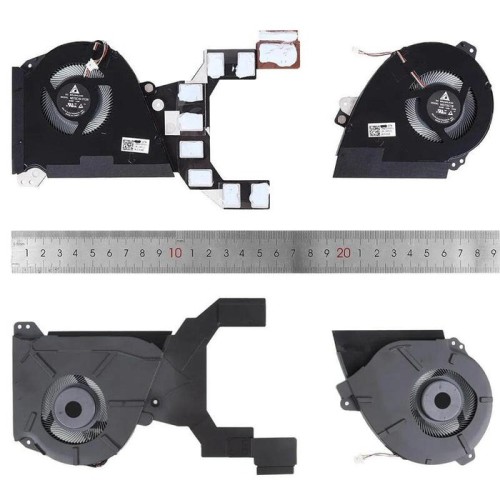 Ventiladores cpu + gpu para portátil asus gx501 gx501v gx501vsk nd75c19 17c10 nd75c18 17c09