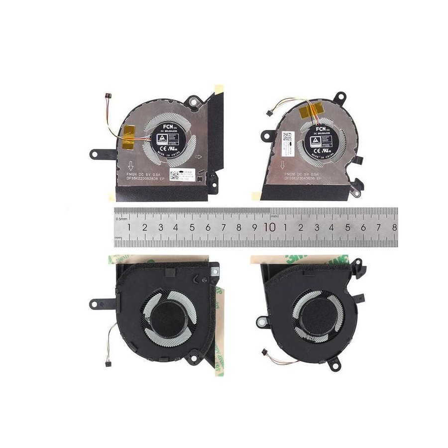 Ventiladores cpu + gpu para portátil asus gv301qh