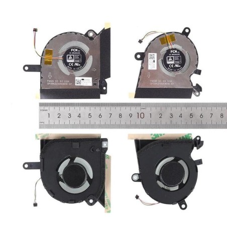 Ventiladores cpu + gpu para portátil asus gv301 gv301q gv301qc gv301qe gv301qh