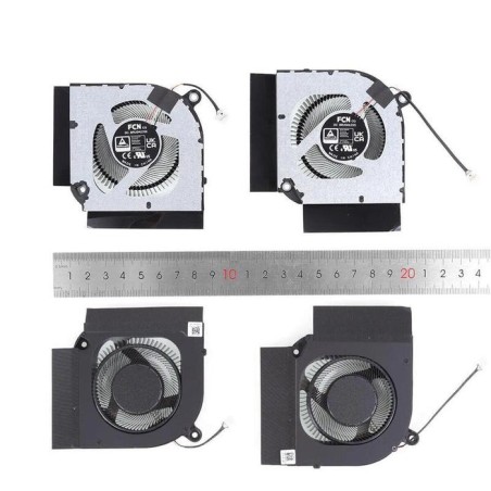 Ventiladores cpu + gpu para portátil acer acer nitro 5 n22c1 an515 58 n20c11 ph317 55 12v