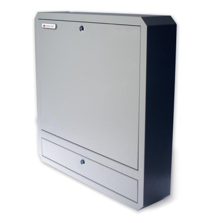 Techlypro 026845 techlypro armario de seguridad de montaje en pared para portátil con estante y cerradura
