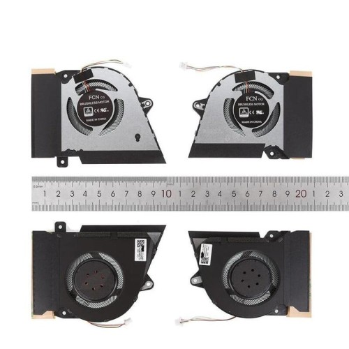 Ventiladores cpu + gpu para portátil asus rog zephyrus 14 g14 ga401i ga401iv 12v 1a