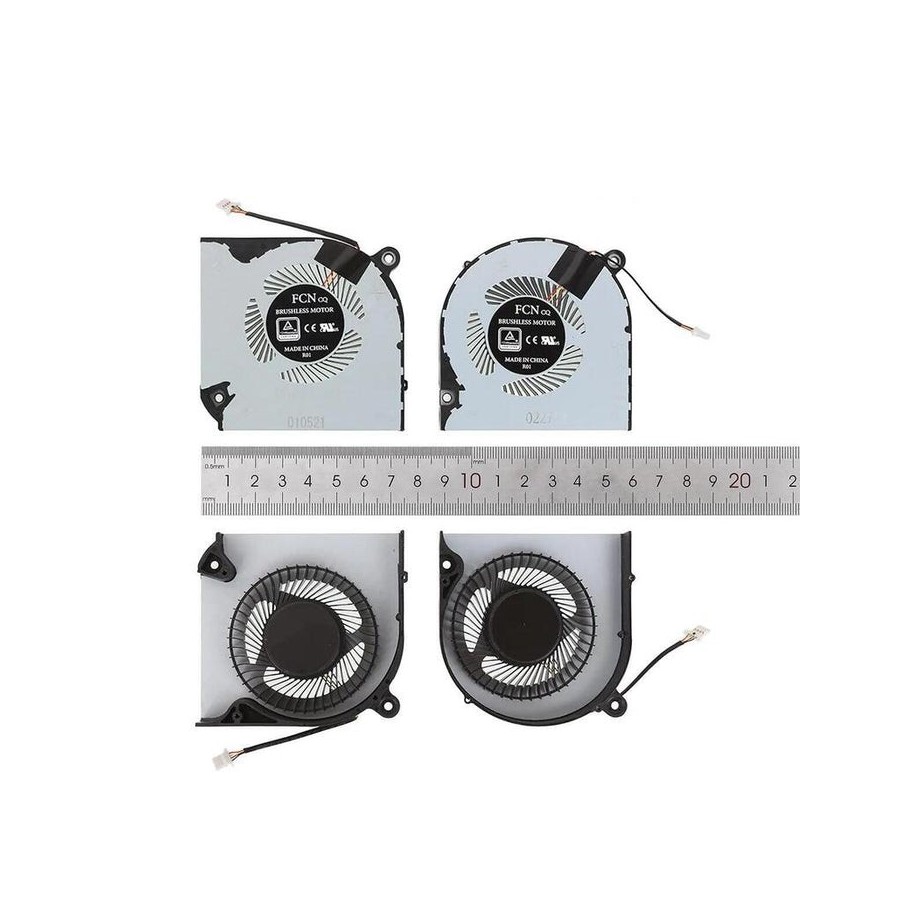 Ventiladores cpu + gpu para portátil acer an517 51 an715 51