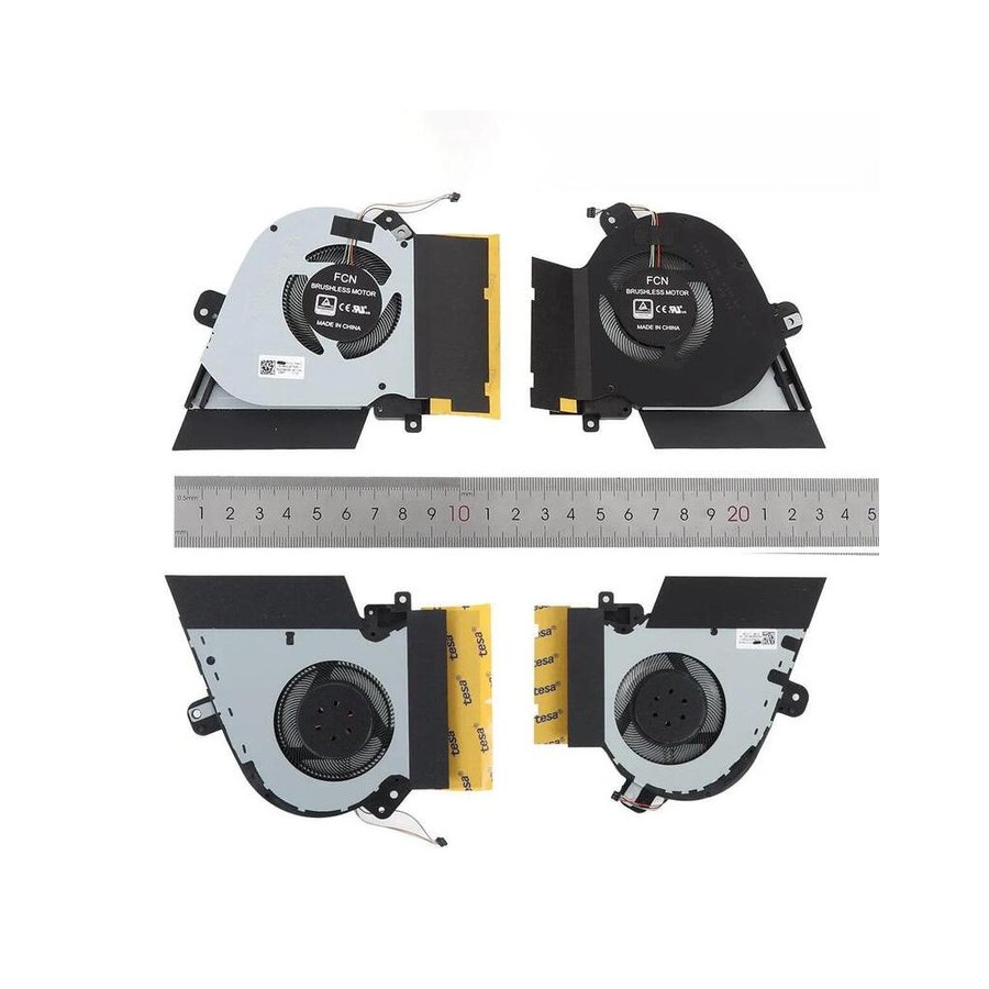 Ventiladores cpu + gpu para portátil asus strix gu502du gu502gv gx505dw ga505 ga502d 12v