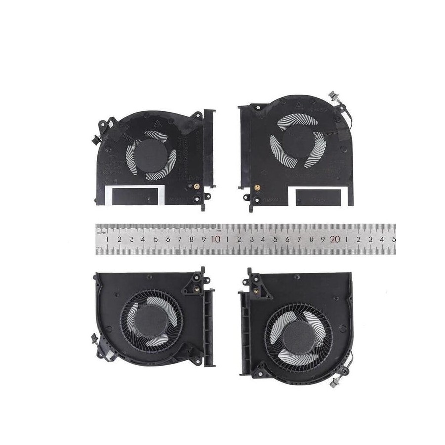 Ventiladores cpu + gpu para portátil dell alienware m15 r2 5v 2019