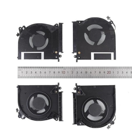 Ventiladores cpu + gpu para portátil dell alienware m15 r2 5v 2019