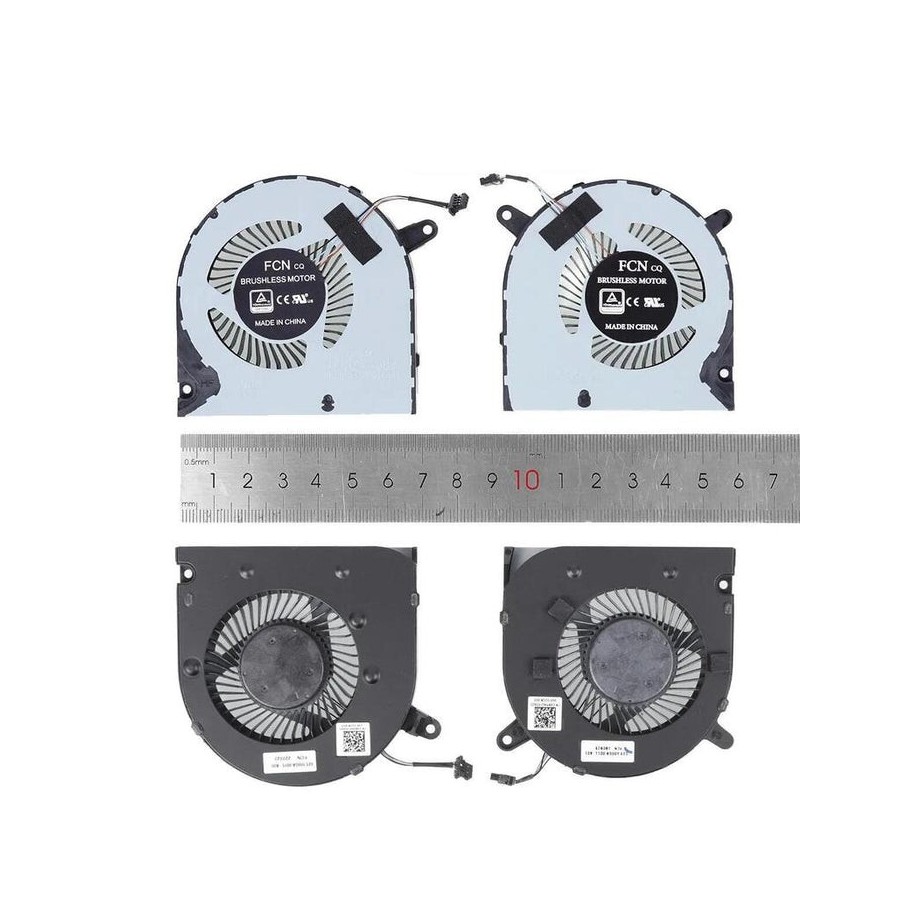 Ventiladores cpu + gpu para portátil dell g3 3590 special g3 3500