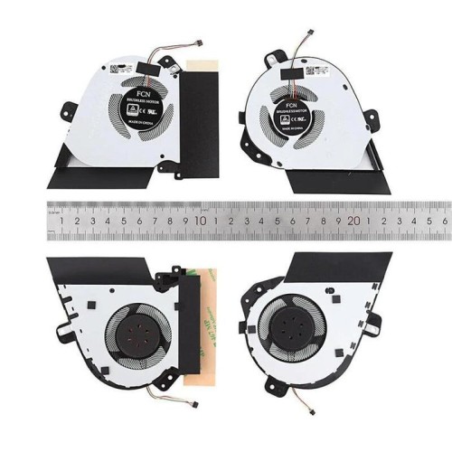 Ventiladores cpu + gpu para portátil asus strix gu502du gu502gv gx505dw ga505 ga502d 5v