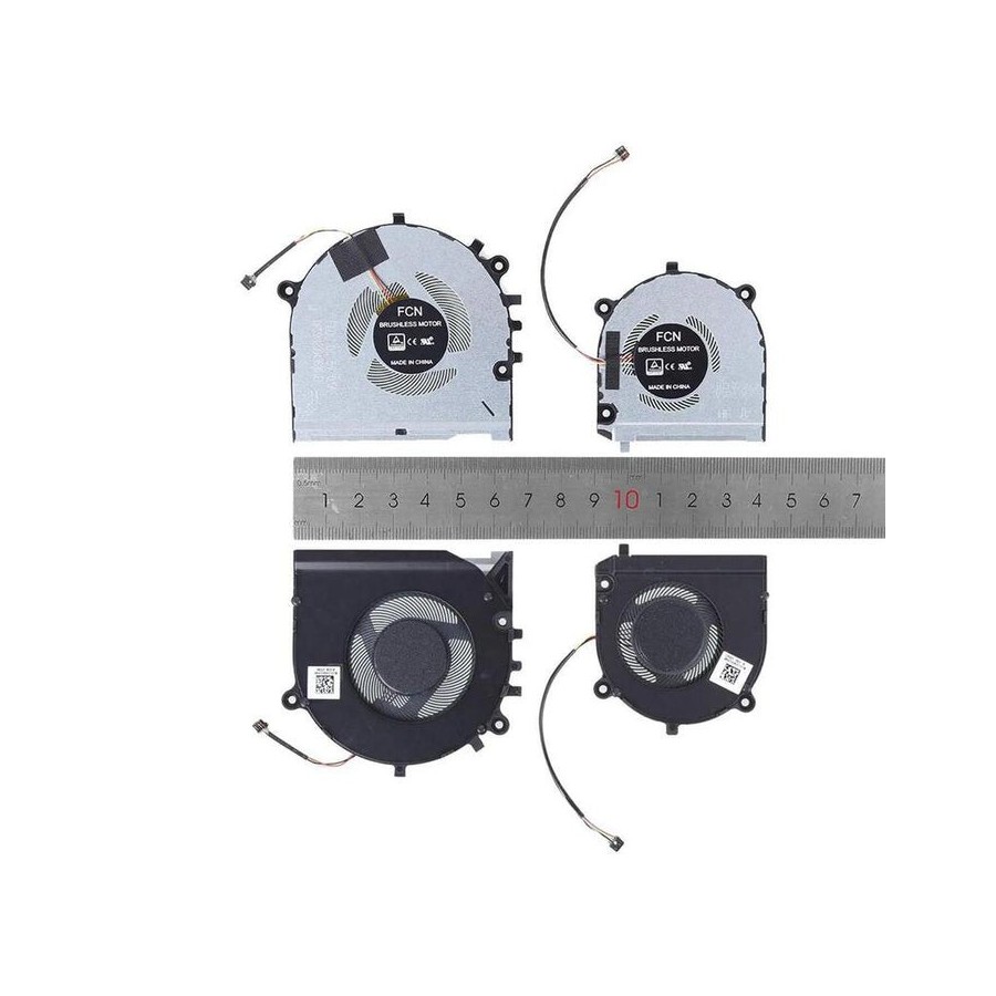Ventiladores cpu + gpu para portátil lenovo thinkbook 13s iwl k3 iwl s540 13