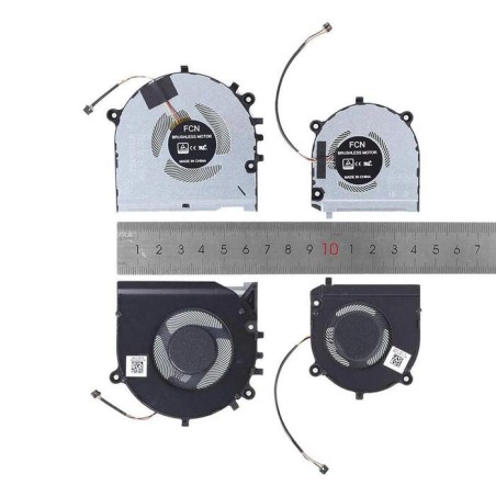 Ventiladores cpu + gpu para portátil lenovo thinkbook 13s iwl k3 iwl s540 13
