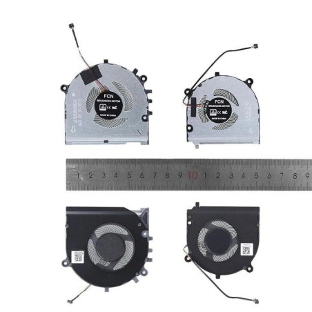 Ventiladores cpu + gpu para portátil lenovo thinkbook 14s iwl k4 iwl s540 14