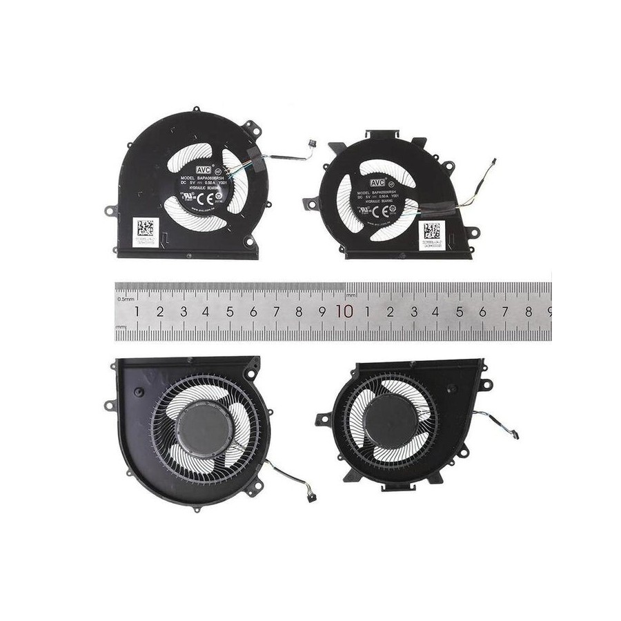 Ventiladores cpu + gpu para portátil lenovo yoga s740 14iil