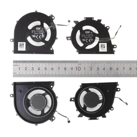 Ventiladores cpu + gpu para portátil lenovo yoga s740 14iil