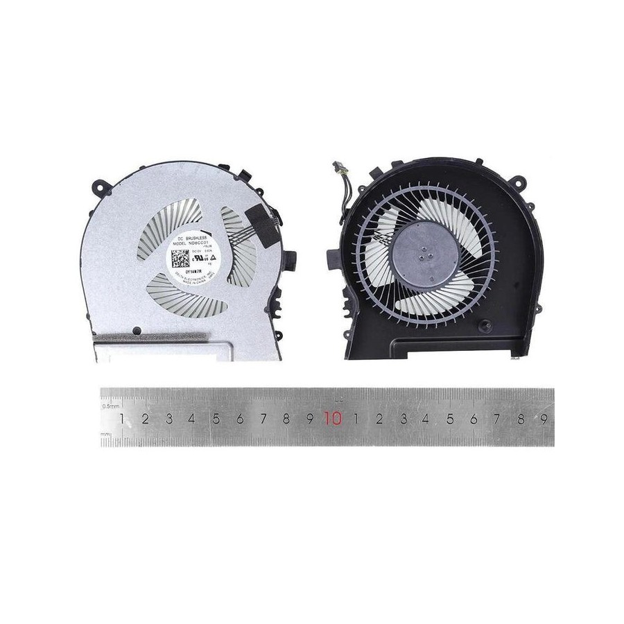 Ventilador cpu para portátil hp 15 dh tpn c143